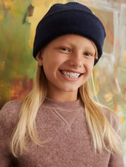 Beanie i lammeuld