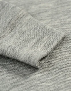 Bluse i merinould/silke til baby