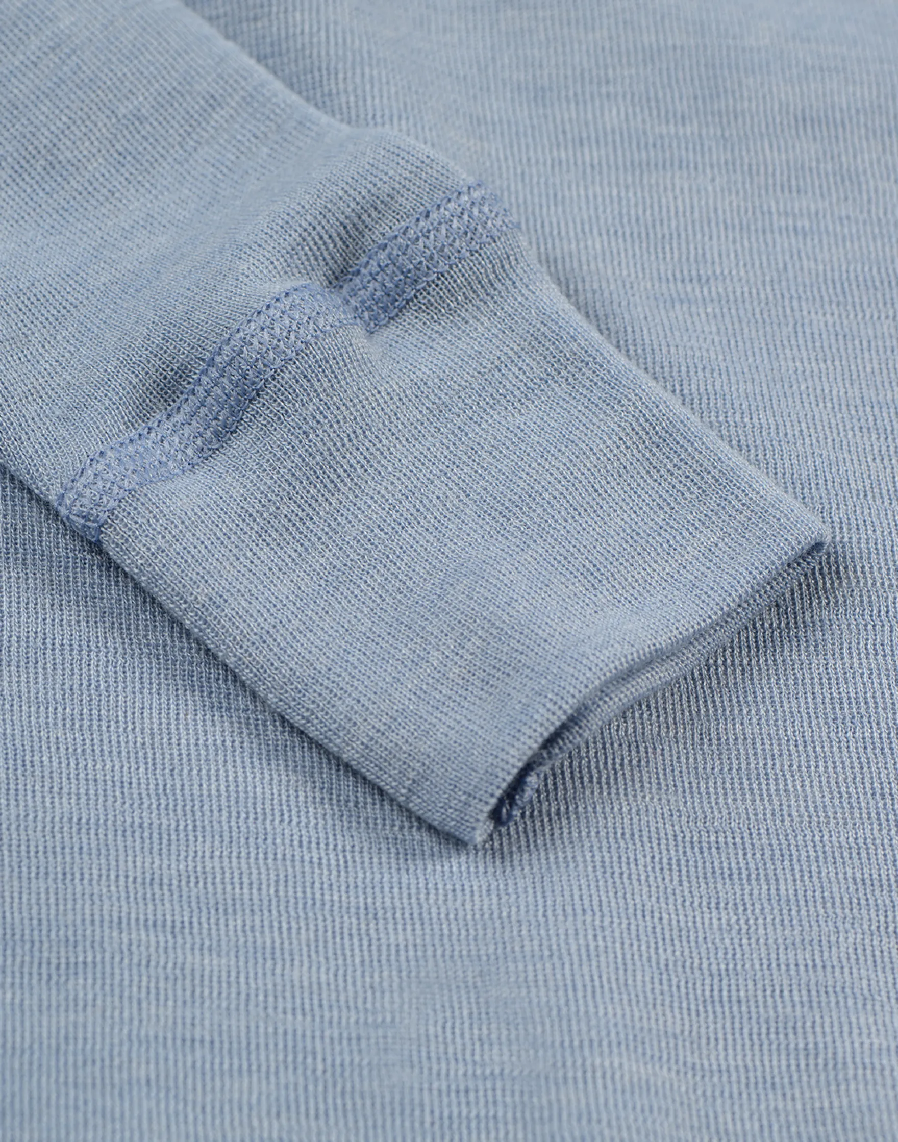 Bluse i merinould/silke til børn