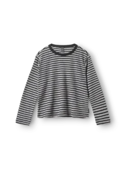 Bluse i merinould/silke til børn