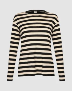 Bluse i merinould/silke til kvinder