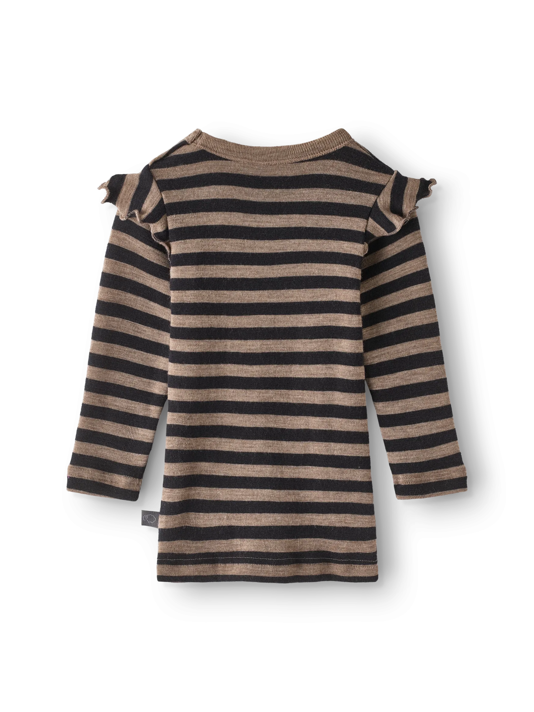 Bluse i merinould til baby