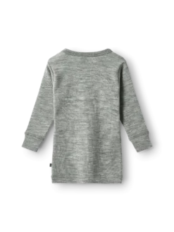 Bluse i merinould til baby