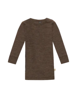 Bluse i merinould til baby
