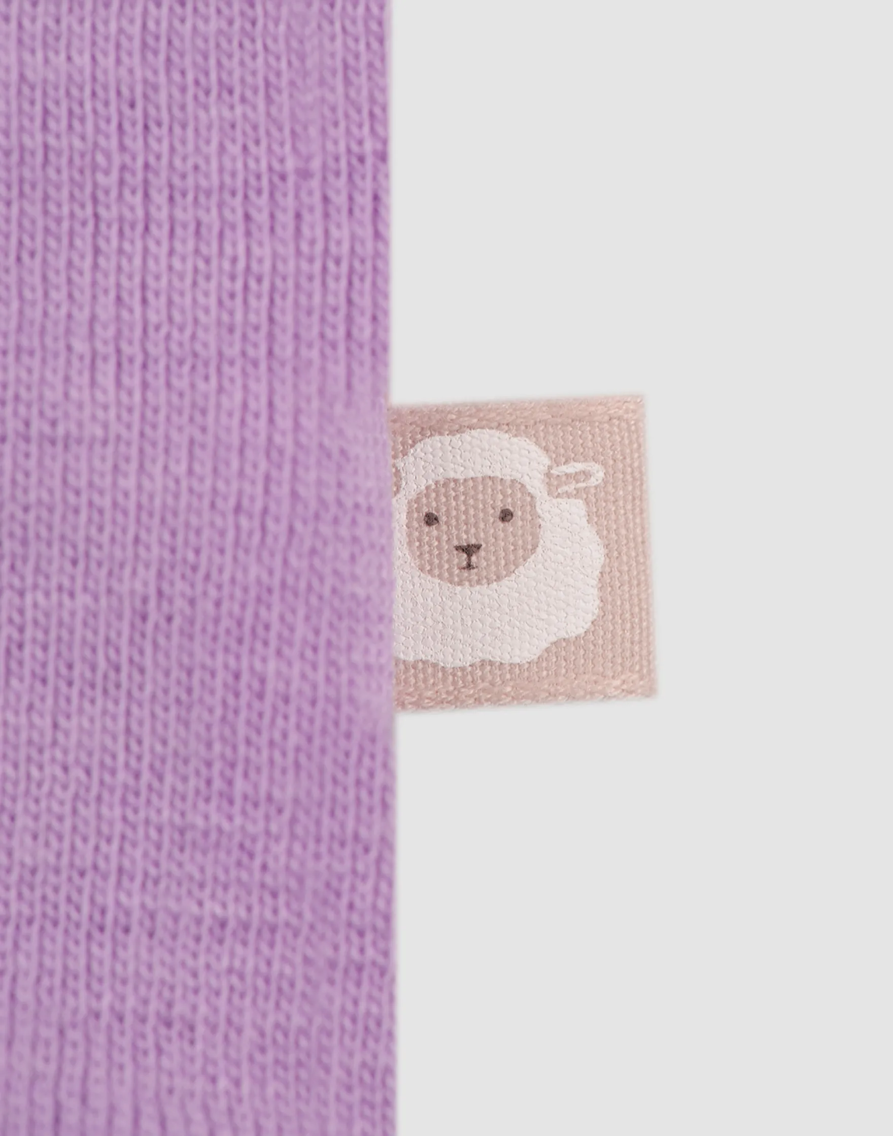 Bluse i merinould til baby