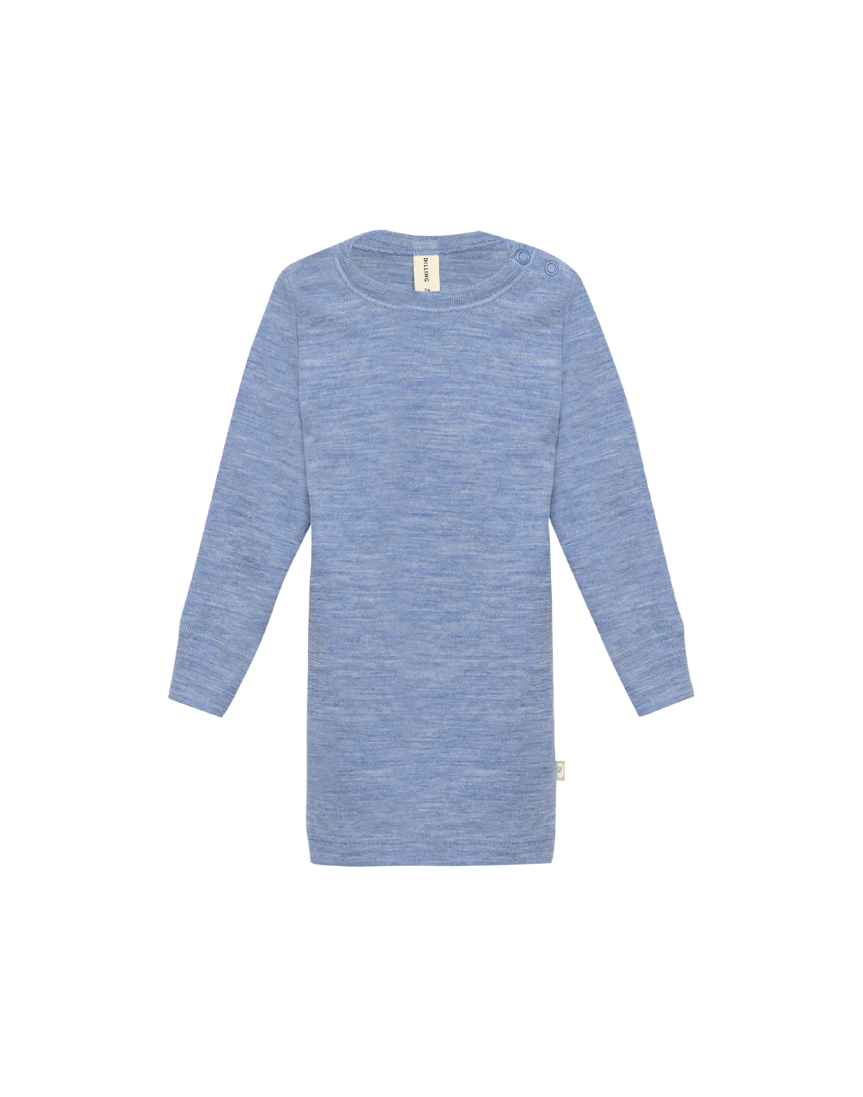 Bluse i merinould til baby