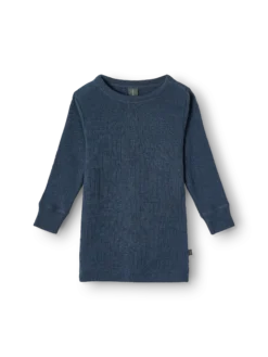 Bluse i merinould til baby