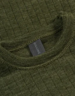 Bluse i merinould til baby