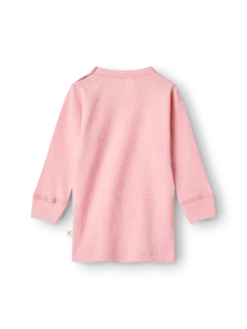 Bluse i merinould til baby