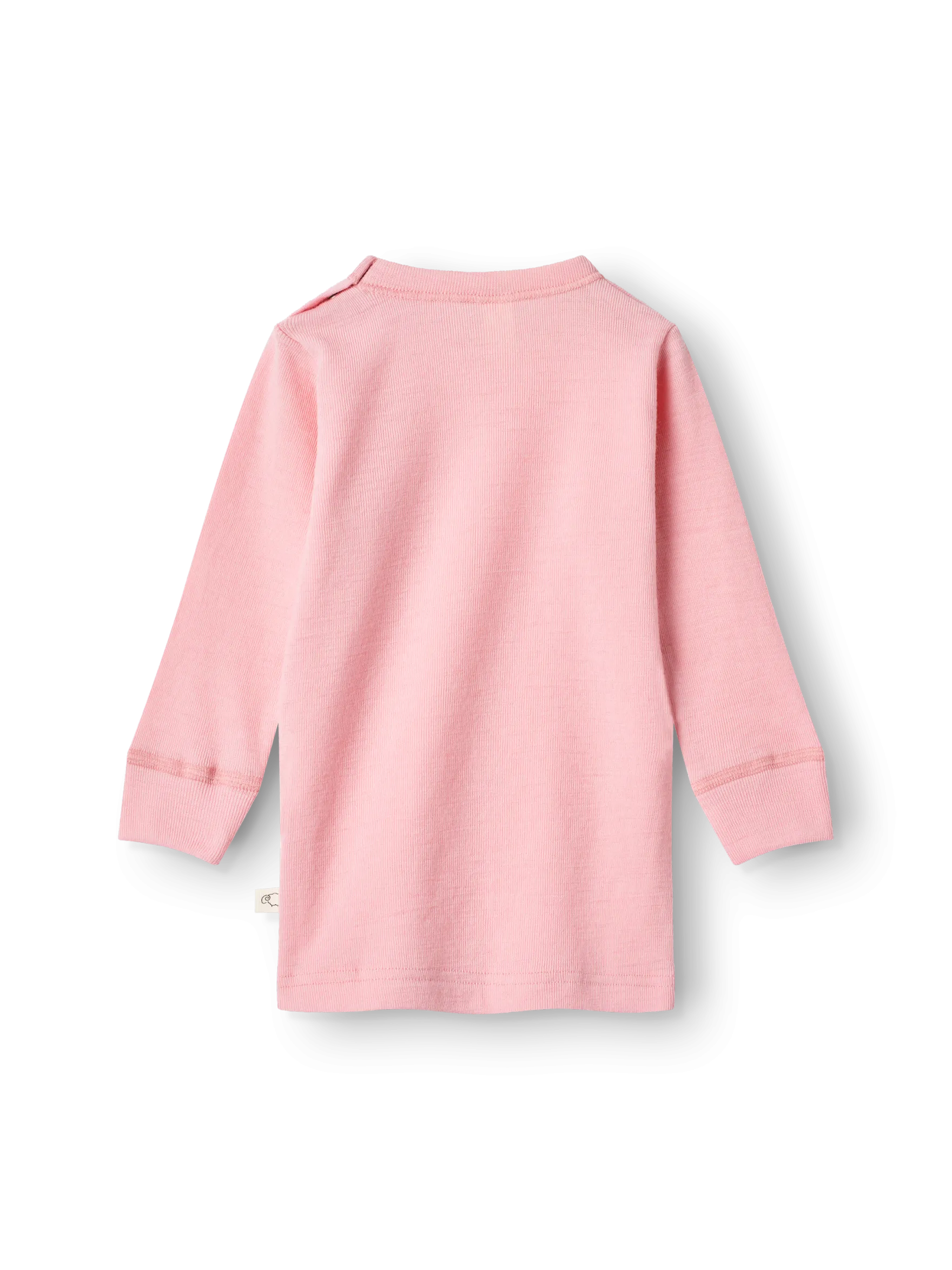 Bluse i merinould til baby