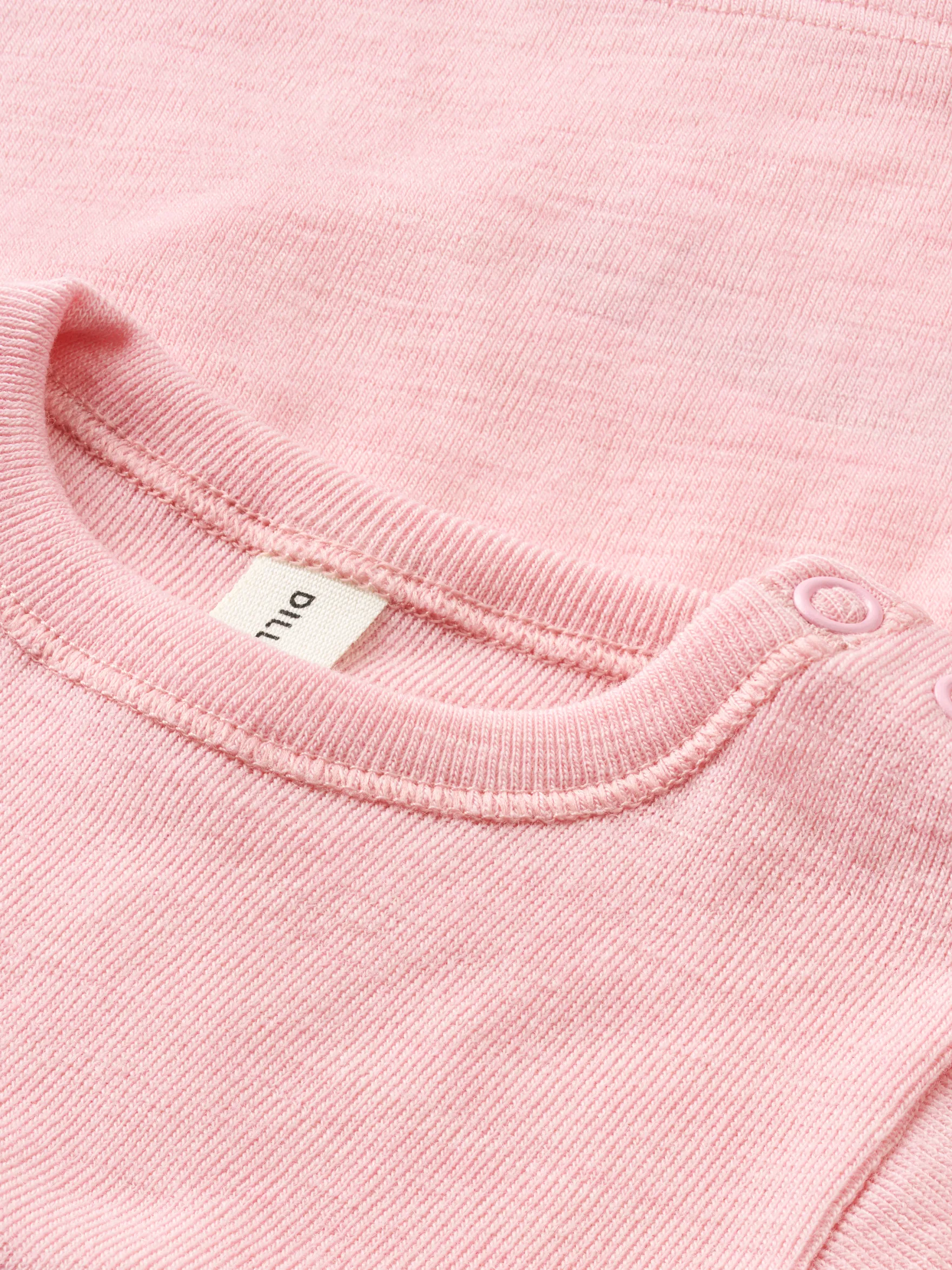 Bluse i merinould til baby