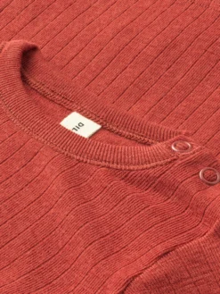 Bluse i merinould til baby