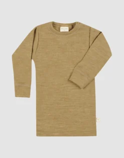 Bluse i merinould til baby