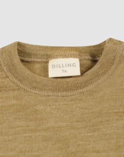 Bluse i merinould til baby