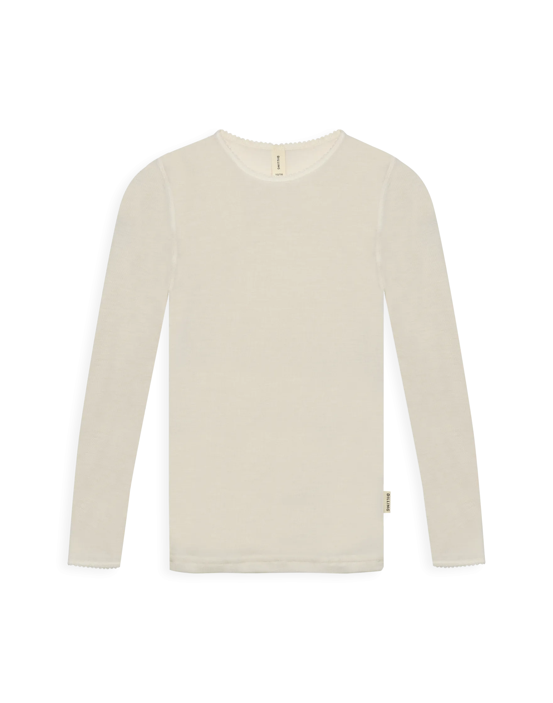 Bluse i merinould til børn