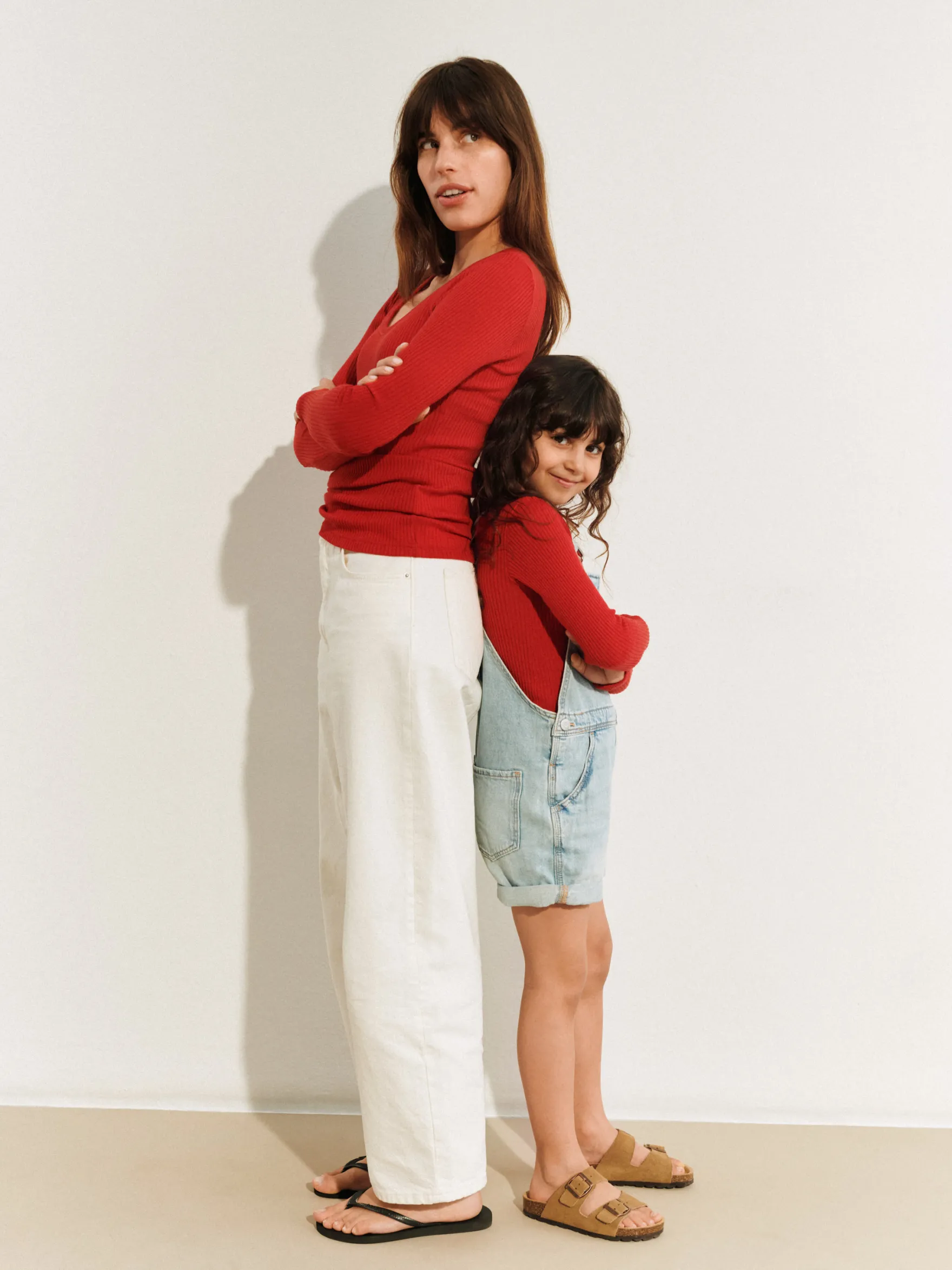 Bluse i merinould til børn