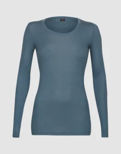Bluse i merinould til kvinder