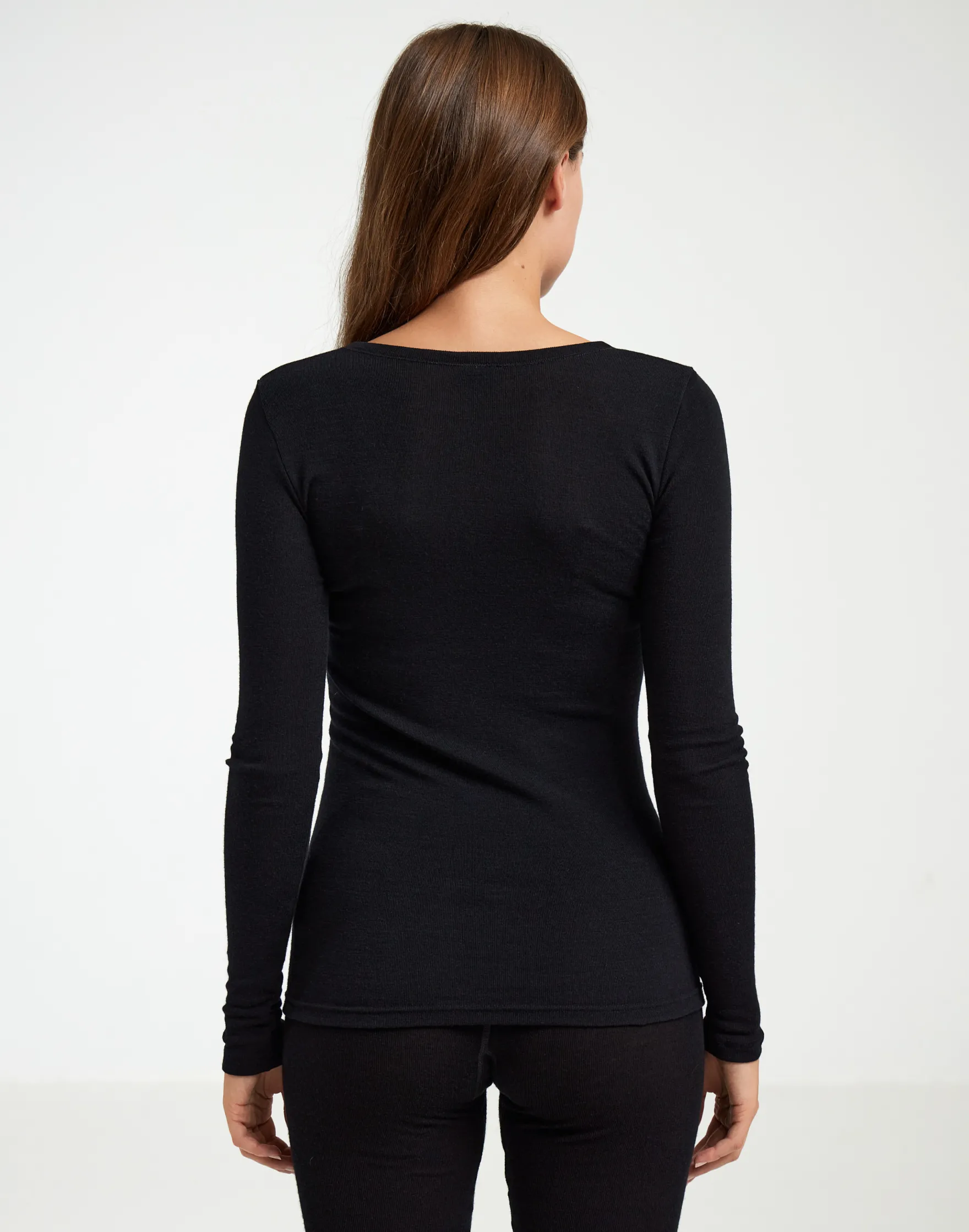 Bluse i merinould til kvinder