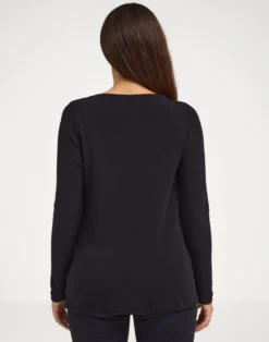 Bluse i merinould til kvinder
