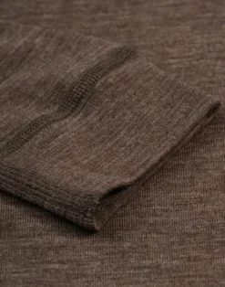 Bluse i merinould til mænd