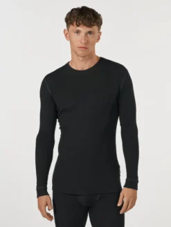 Bluse i merinould til mænd
