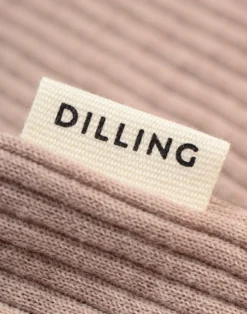 Bluse med bølgekanter i merinould til børn