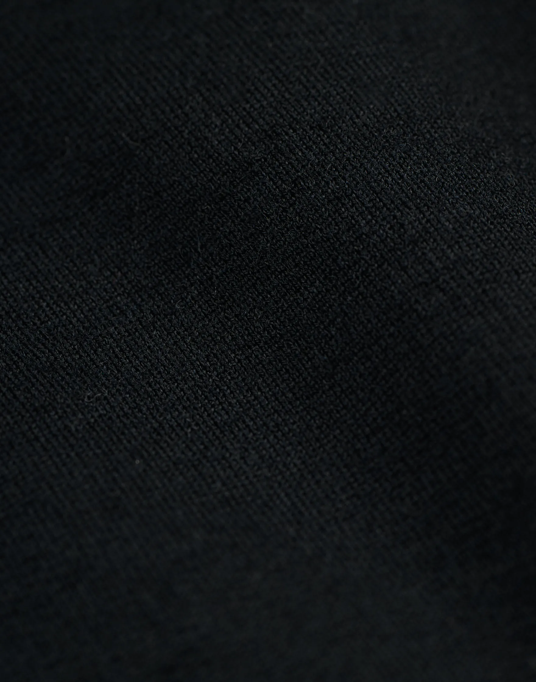 Bluse med half-zip i merinould til mænd