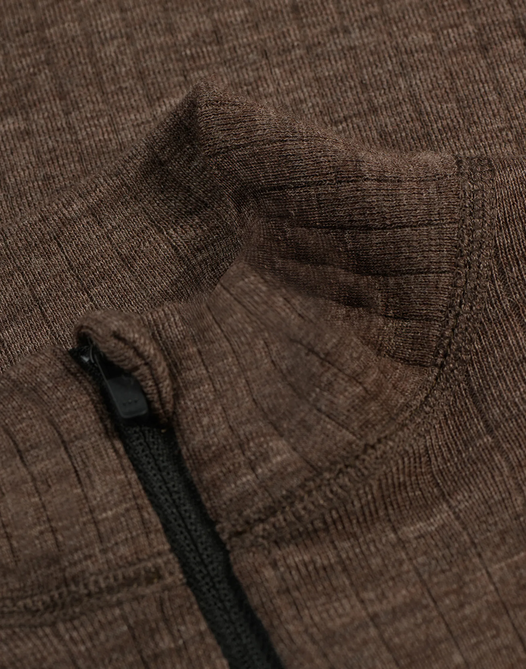 Bluse med half-zip til mænd