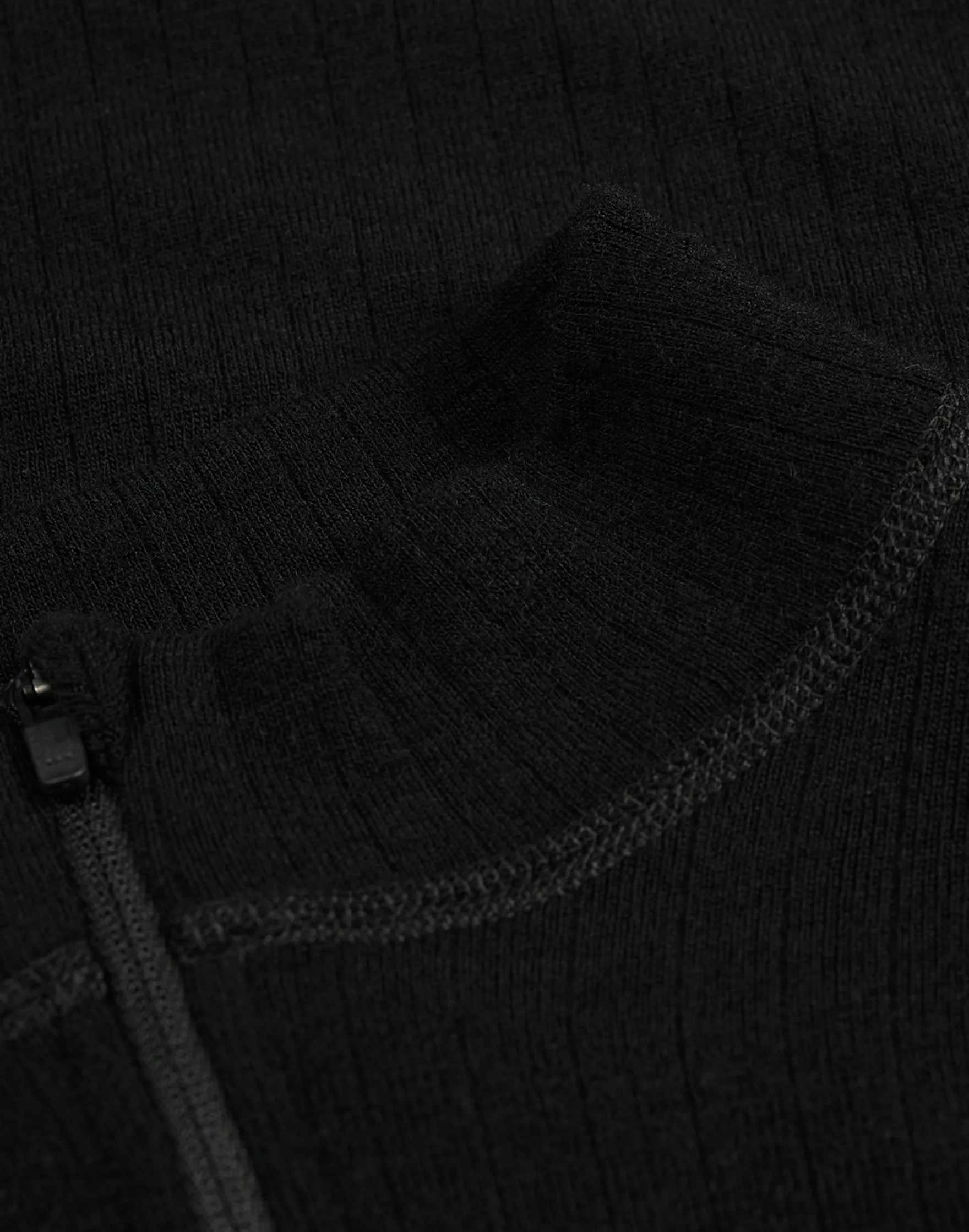 Bluse med half-zip til mænd