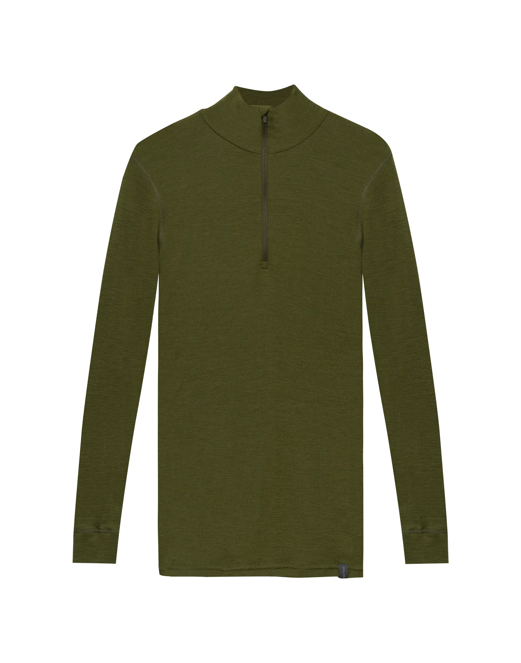 Bluse med lynlås i merinould til kvinder