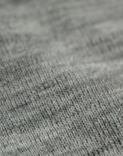 Bluse med V-hals i merinould til mænd