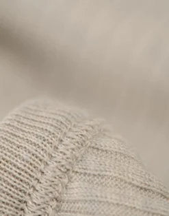 Body med lange ærmer i merinould til baby