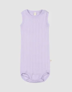Body uden ærmer i bomuld til baby