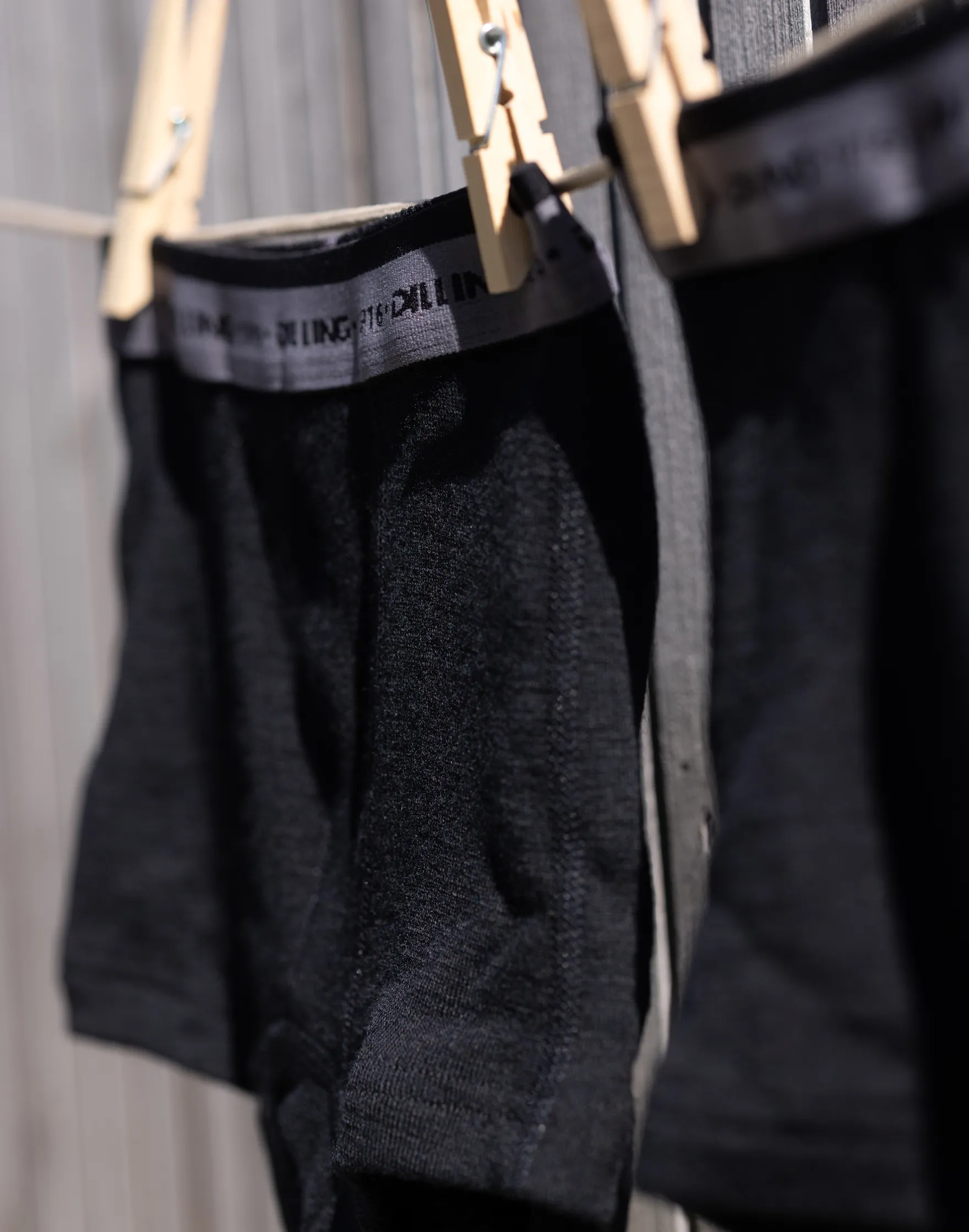 Boksershorts i merinould til børn (2-pak)