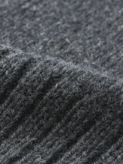 Boxy cardigan i lammeuld til kvinder