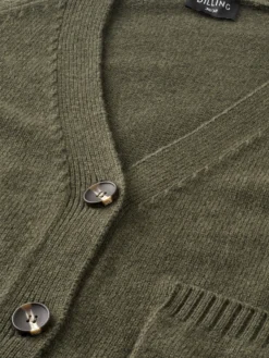 Boxy cardigan i lammeuld til kvinder