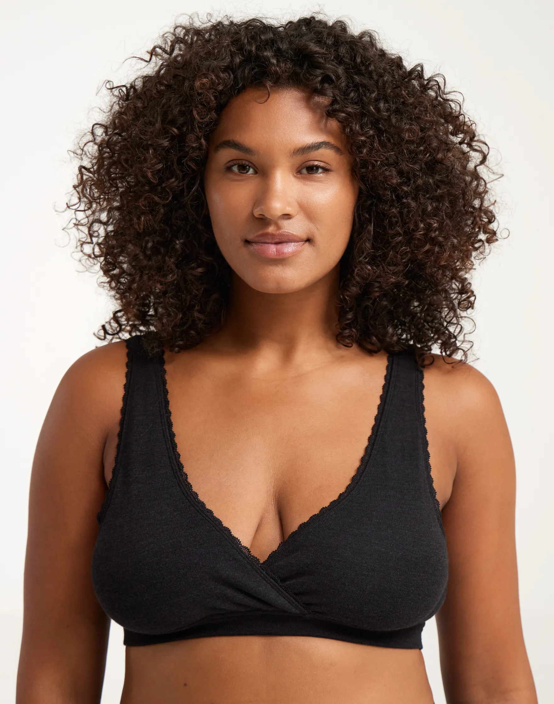 Bralette i merinould/silke til kvinder