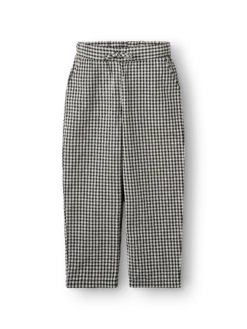 Bukser i bæk-og-bølge-bomuld til børn