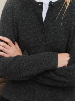 Cardigan i lammeuld til kvinder