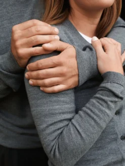 Cardigan i merinould til kvinder