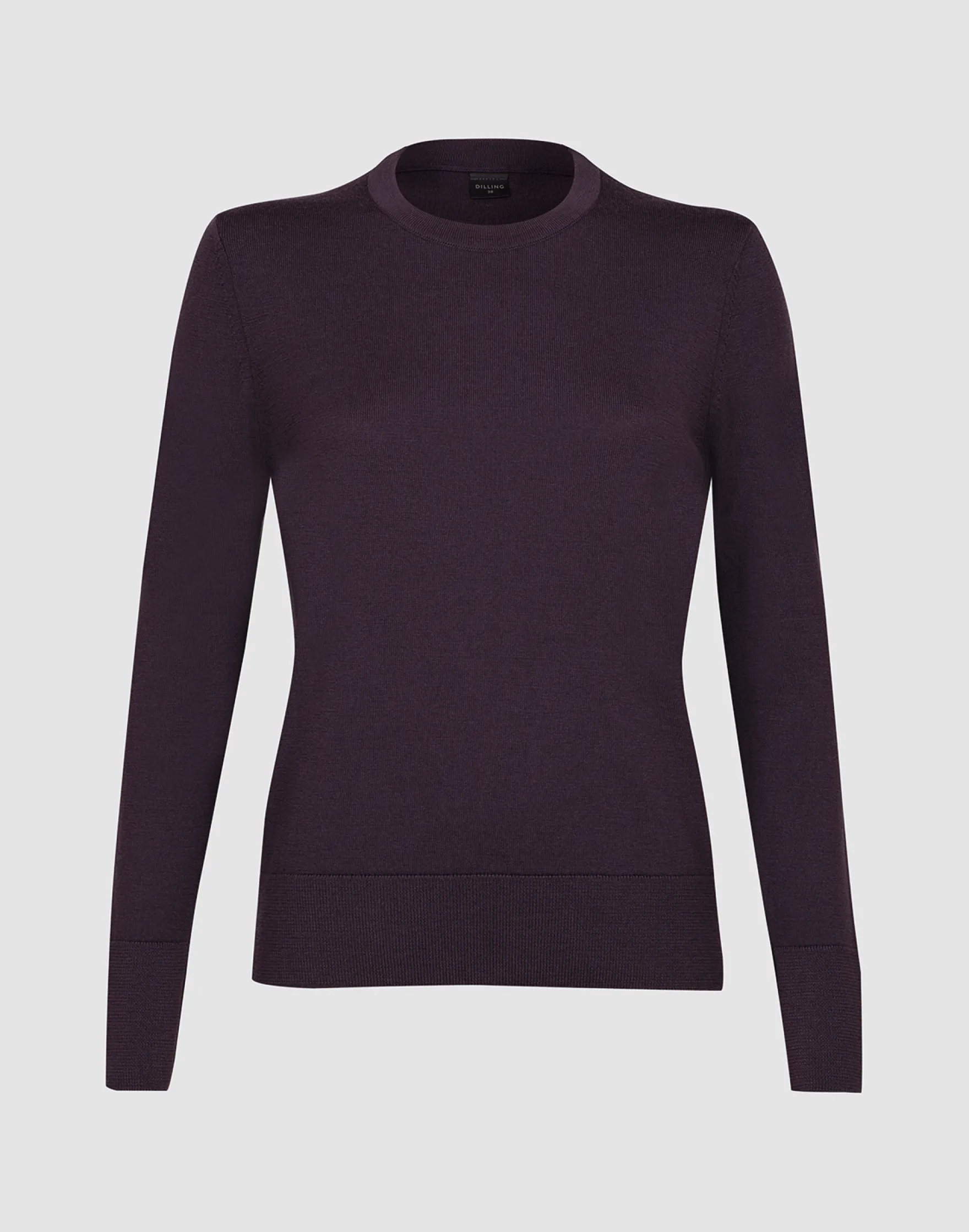 Crew neck i merinould til kvinder