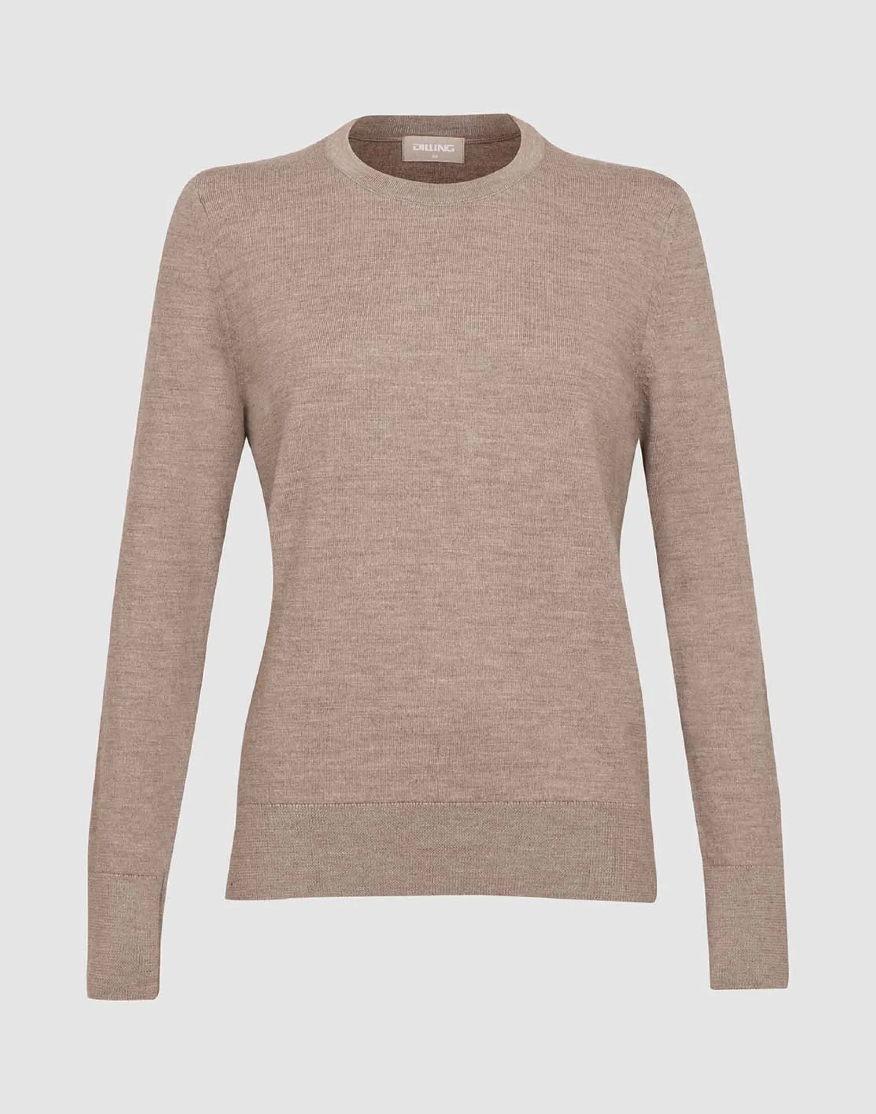 Crew neck i merinould til kvinder