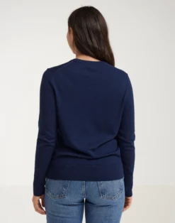 Crew neck i merinould til kvinder