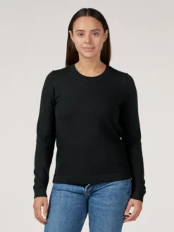 Crew neck i merinould til kvinder