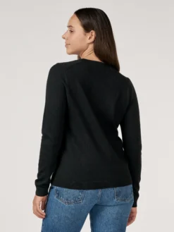 Crew neck i merinould til kvinder