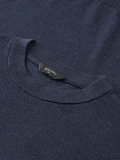 Crew neck i merinould til mænd