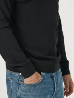 Crew neck i merinould til mænd