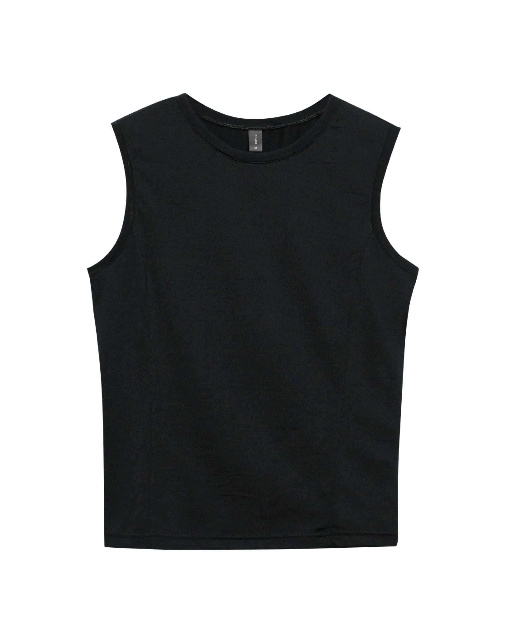Cropped tanktop i merinould til kvinder