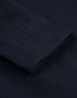 Flannelskjorte i bomuld/uld til mænd