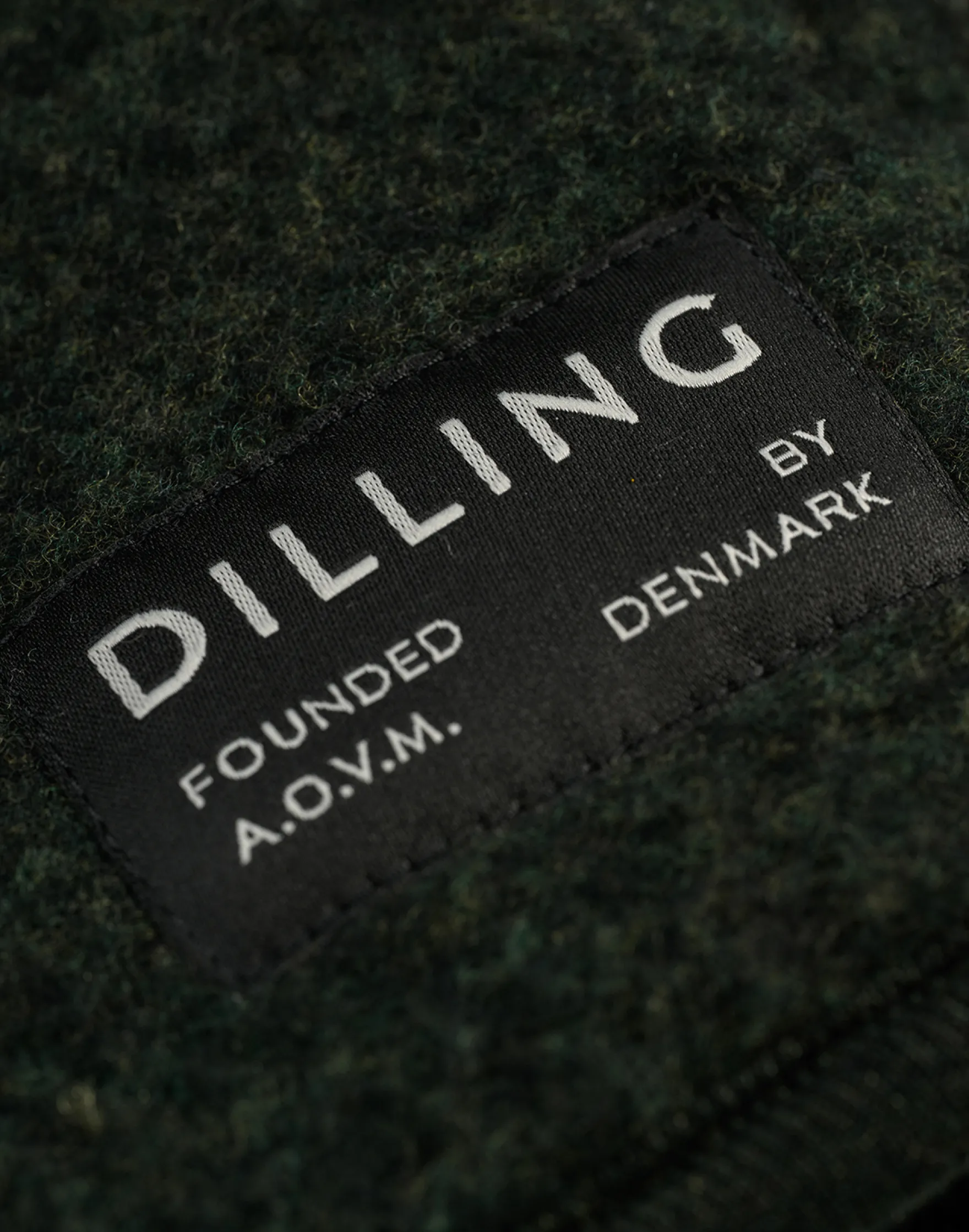 Half-zip jakke i merinouldfleece til mænd